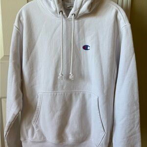 Champion Men's White Pullover Hoodie
